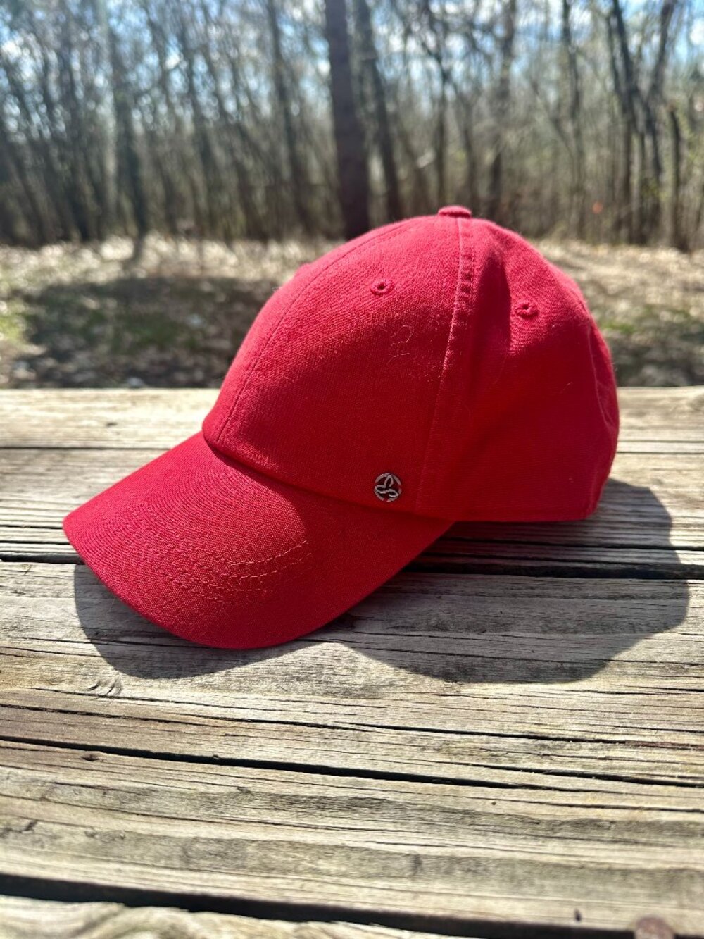 Basic Red Prana Ball Cap